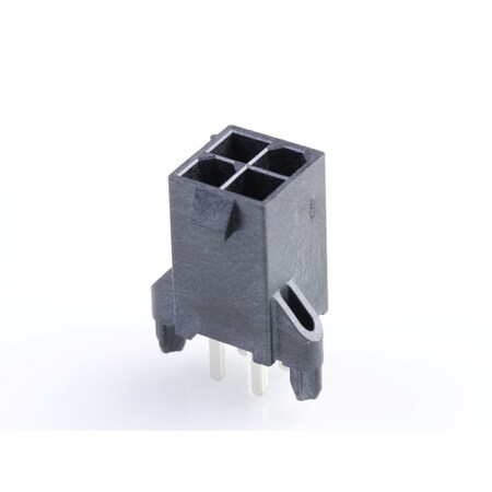 Molex Rectangular Power Connector, 4 Contact(S), Male, Solder Terminal, Receptacle 462070004